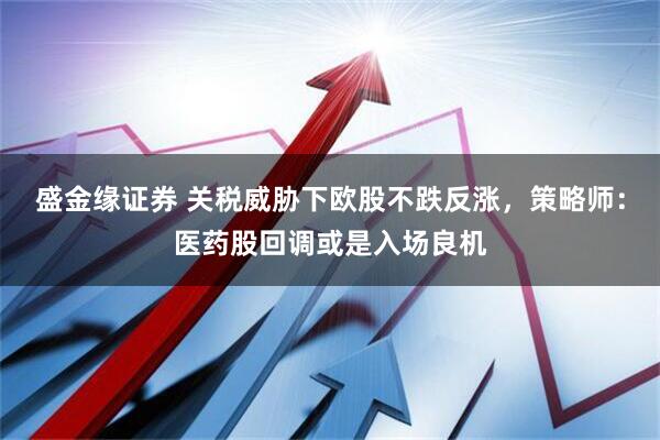 盛金缘证券 关税威胁下欧股不跌反涨，策略师：医药股回调或是入场良机